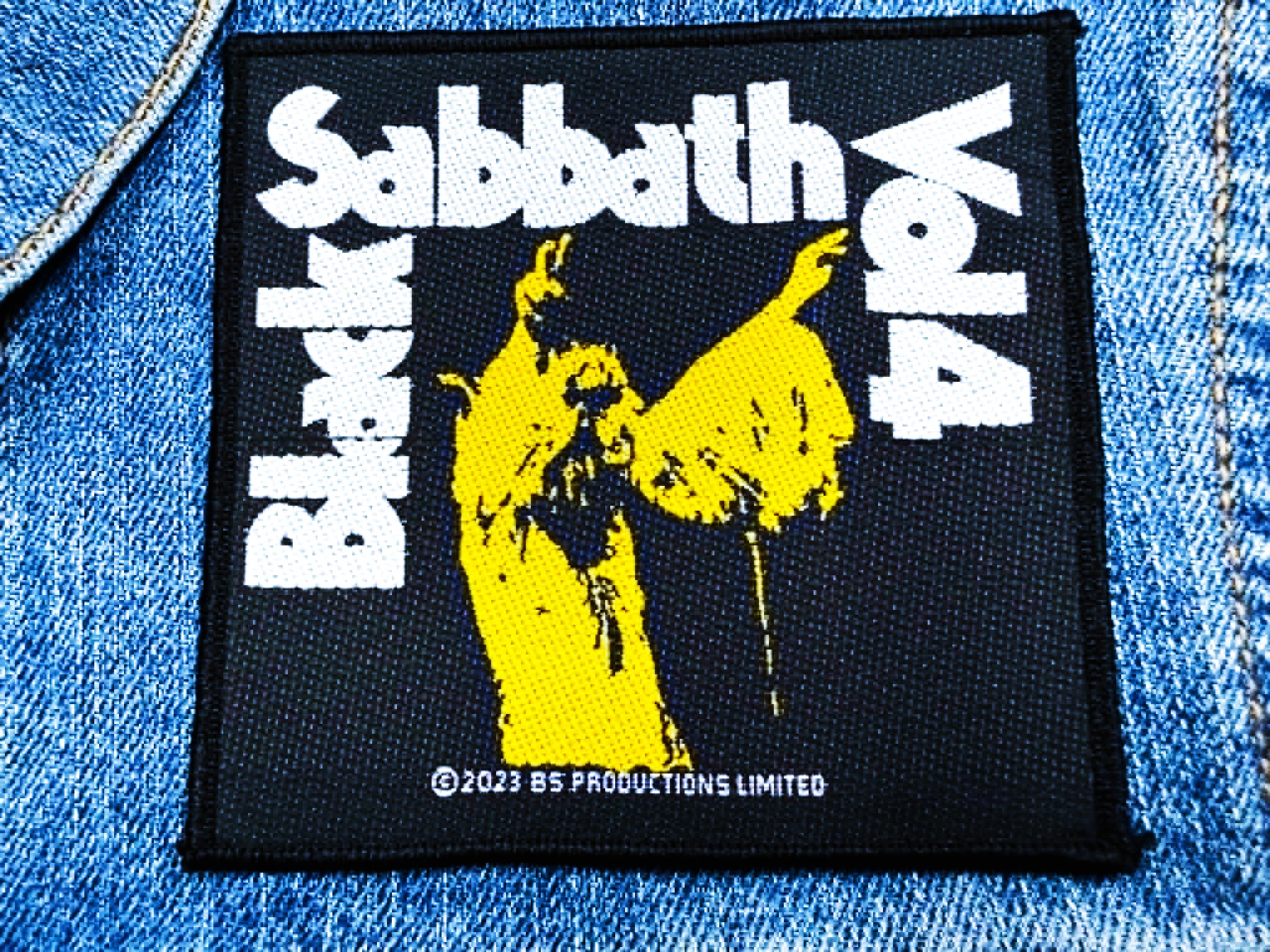 BLACK SABBATH... Official Woven Patch (nwobhm) U.K (655)