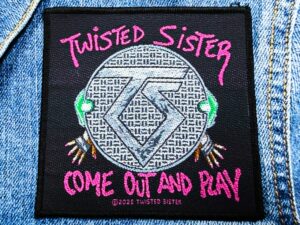 TWISTED SISTER...  Official Woven Patch  (heavy metal)    U.S.A   (RAZA014)
