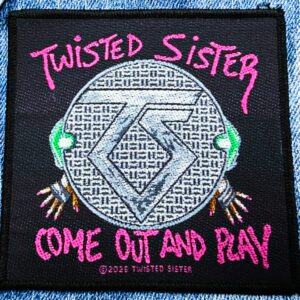 TWISTED SISTER... Official Woven Patch (heavy metal) U.S.A (RAZA014)