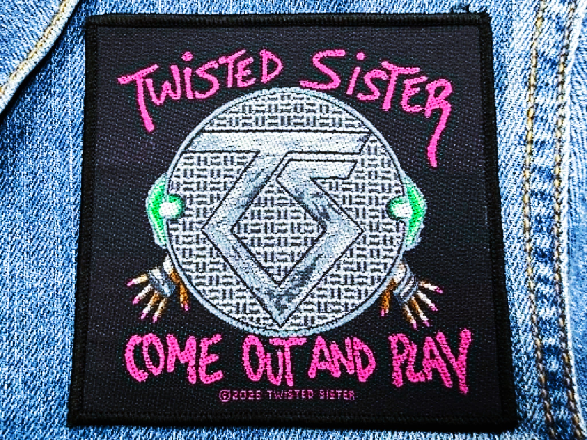 TWISTED SISTER... Official Woven Patch (heavy metal) U.S.A (RAZA014)