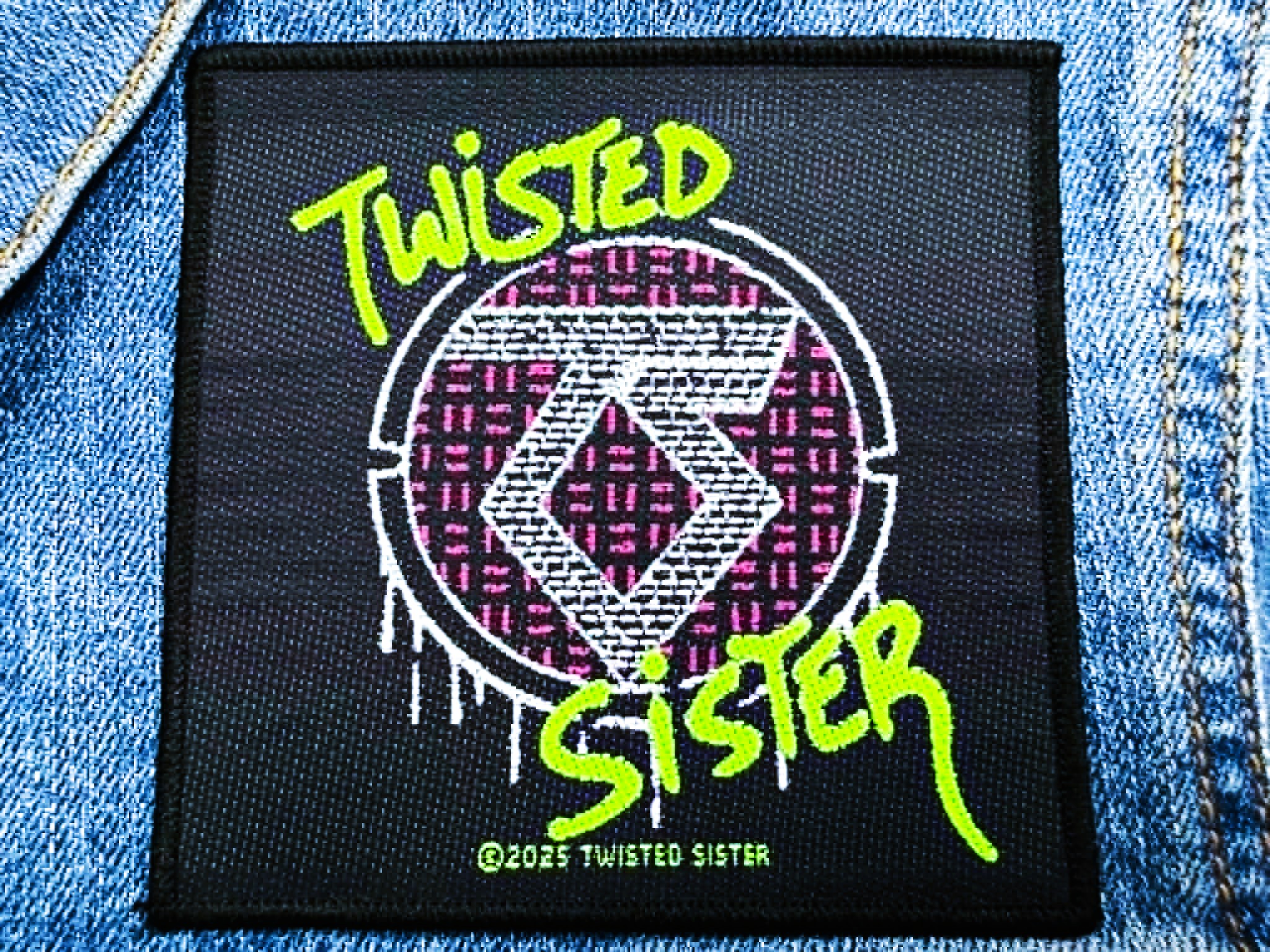 TWISTED SISTER... Official Woven Patch (heavy metal) U.S.A (RAZA013)