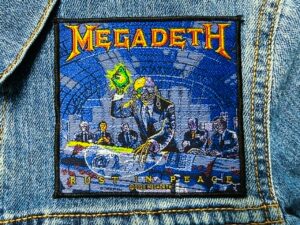MEGADETH...  Official Woven Patch  (thrash metal)    U.S.A   (RAZA012)
