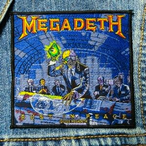 MEGADETH... Official Woven Patch (thrash metal) U.S.A (RAZA012)