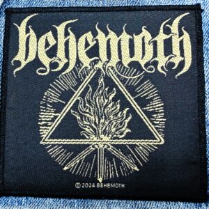 BEHEMOTH...  Official Woven Patch  (black metal)    Poland   (3199)