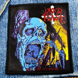 BLOOD FEAST...  Woven Patch  (death thrash)   U.S.A  (JUL13)