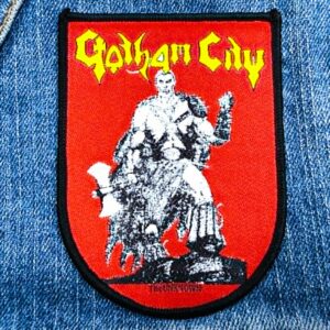 GOTHAM CITY...  Woven Patch  (heavy metal)   Sweden  (JUL24)