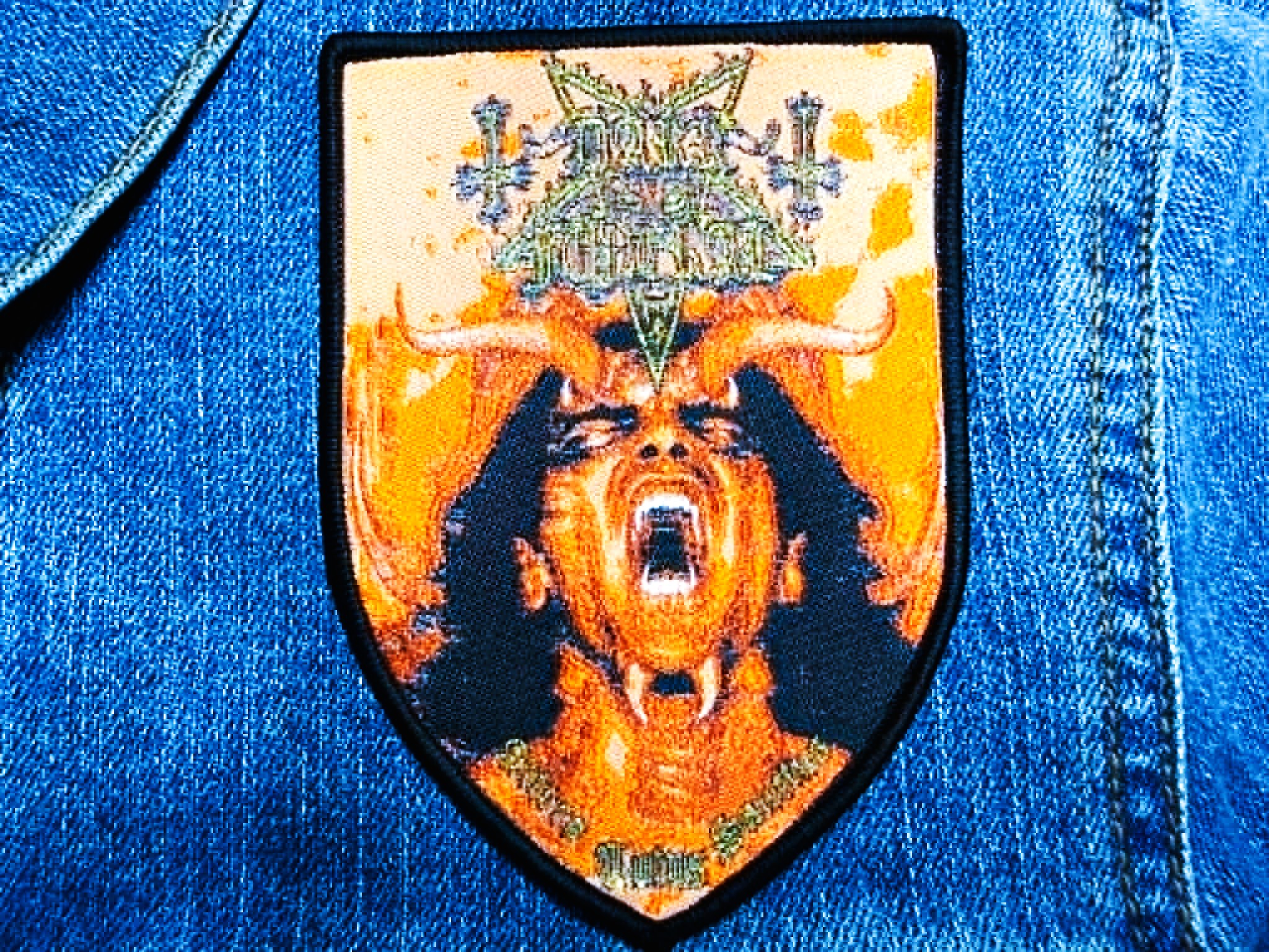DARK FUNERAL... Woven Patch (black metal) Sweden (JUL03)