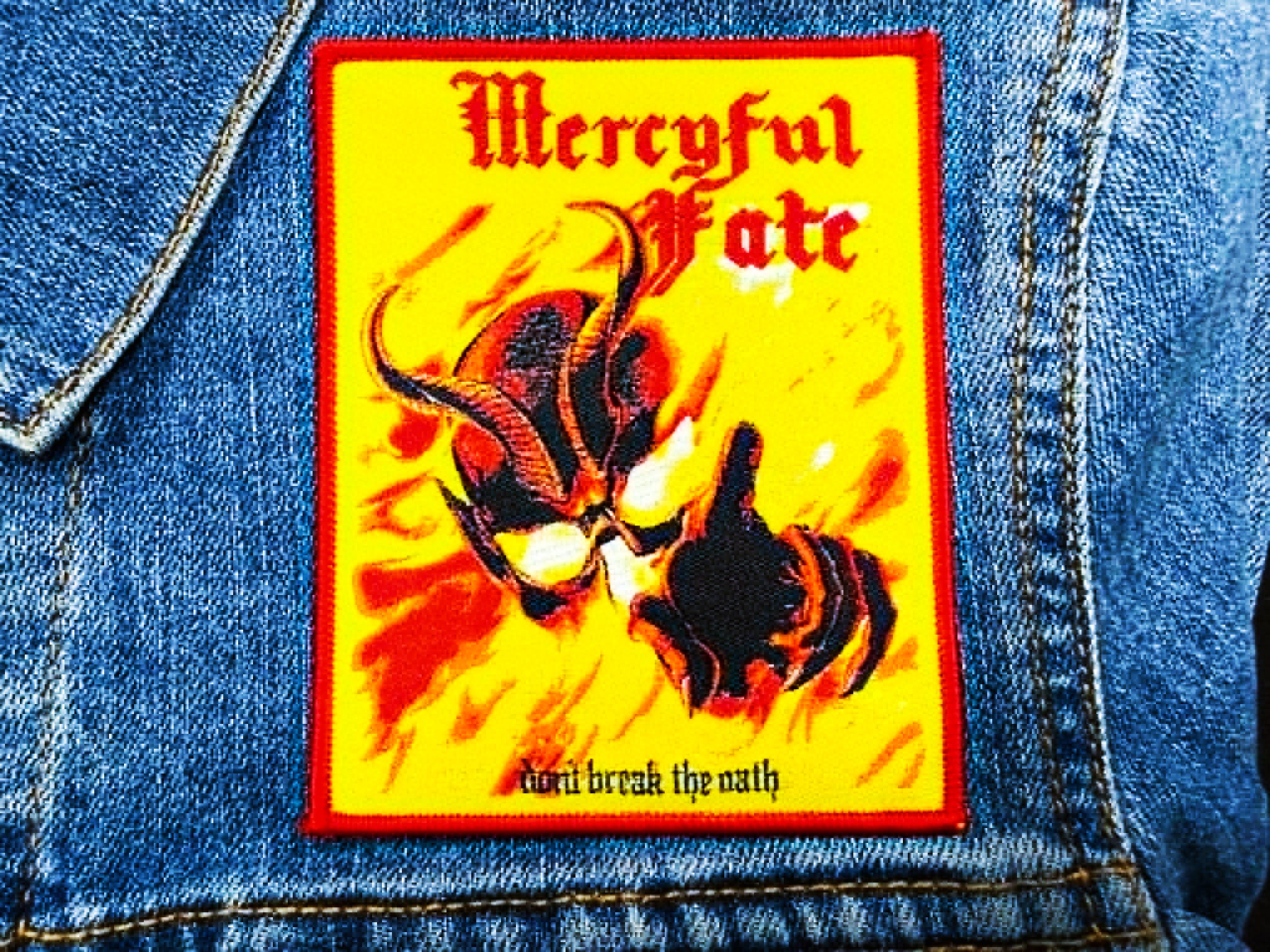 MERCYFUL FATE... Woven Patch (heavy metal) Denmark (JUL02)