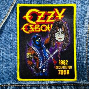 OZZY OSBOURNE... Woven Patch (heavy metal) U.K (JUL17)