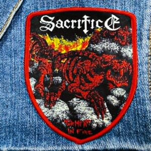 SACRIFICE...  Woven Patch  (thrash metal)   Canada  (JUL04)