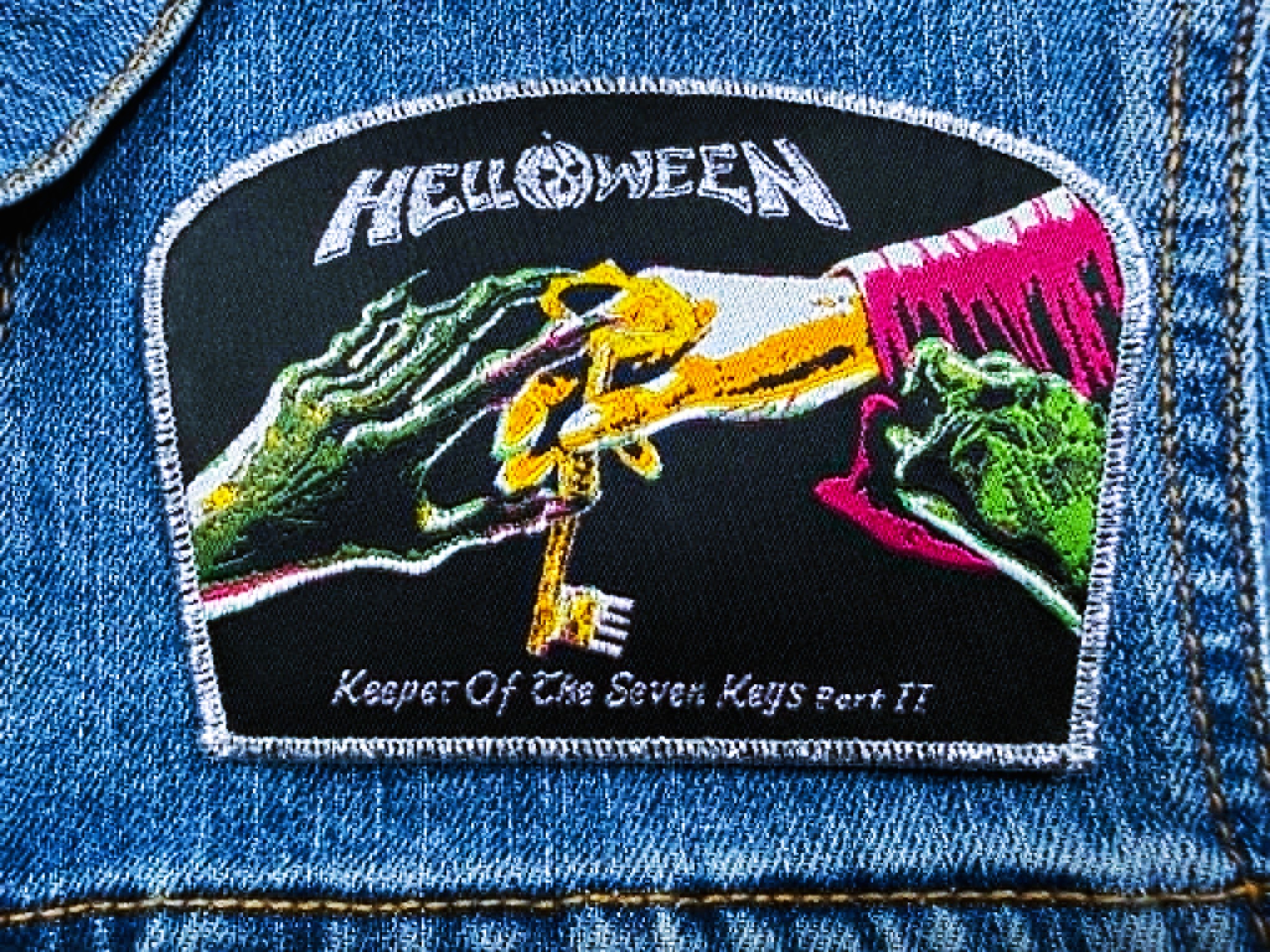 HELLOWEEN... Woven Patch (heavy metal) Germany (JUL18)