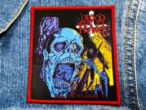 BLOOD FEAST...  Woven Patch  (death thrash)   U.S.A  (JUL28)