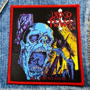 BLOOD FEAST...  Woven Patch  (death thrash)   U.S.A  (JUL28)