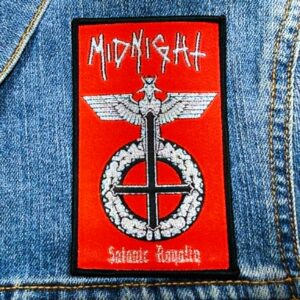 MIDNUGHT...  Woven Patch  (black n roll)   U.S.A   (JUL25)