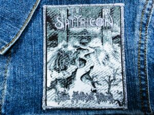 SATYRICON...  Woven Patch  (black metal)    Norway  (JUL31)