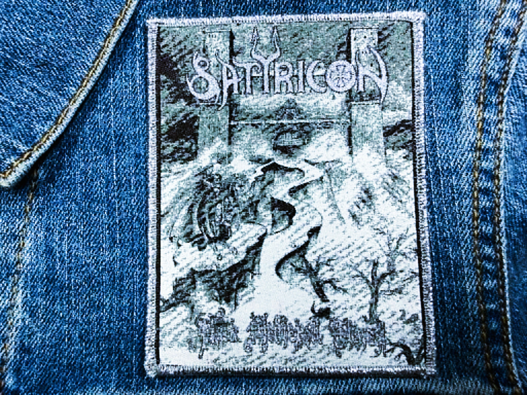 SATYRICON... Woven Patch (black metal) Norway (JUL31)