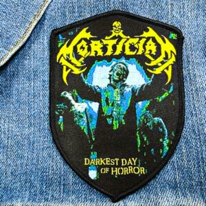 MORTICIAN...  Woven Patch  (brutal death)    U.S.A   (JUL23)