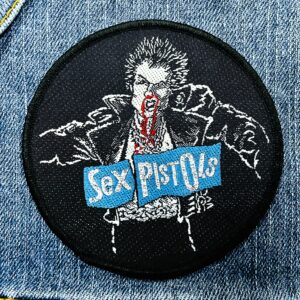SEX PISTOLS...  Official Woven Patch  (punk rock)    U.K   (RAZA26)