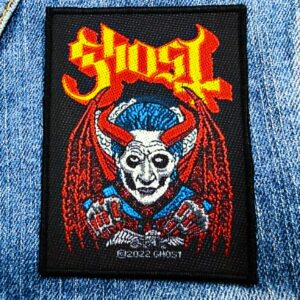 GHOST...  Official Woven Patch  (heavy rock)    Sweden   (RAZA31)