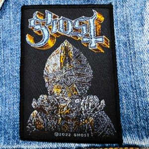 GHOST...  Official Woven Patch  (heavy rock)    Sweden   (RAZA28)