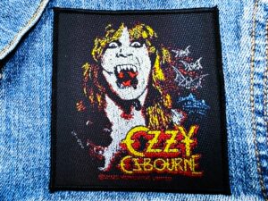 OZZY OSBOURNE...  Official Woven Patch  (heavy metal)    U.K   (RAZA36)