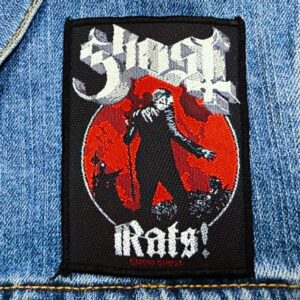 GHOST...  Official Woven Patch  (heavy rock)    Sweden   (RAZA22)