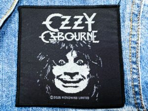OZZY OSBOURNE...  Official Woven Patch  (heavy metal)    U.K   (RAZA38)