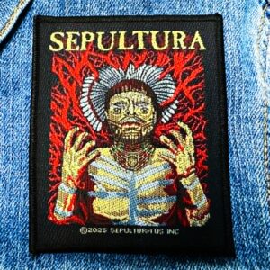SEPULTURA... Official Woven Patch (death thrash) Brazil (RAZA27)