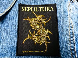 SEPULTURA...  Official Woven Patch (death thrash)    Brazil   (RAZA33)