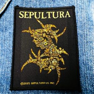 SEPULTURA... Official Woven Patch (death thrash) Brazil (RAZA33)
