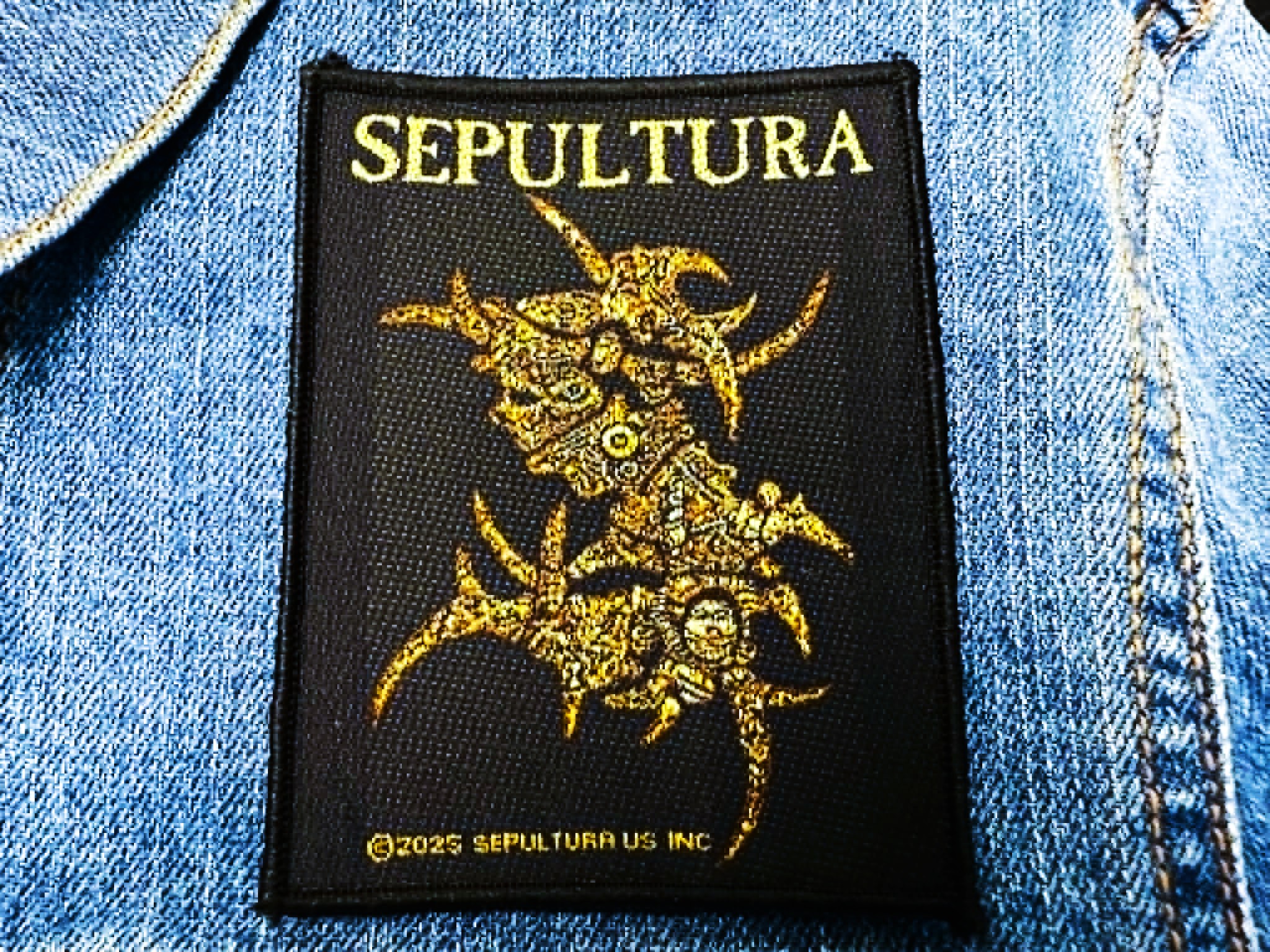 SEPULTURA... Official Woven Patch (death thrash) Brazil (RAZA33)