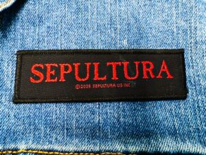 SEPULTURA...  Official Woven Patch (death thrash)    Brazil   (RAZA29)