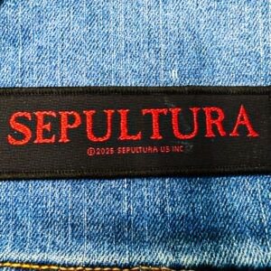 SEPULTURA... Official Woven Patch (death thrash) Brazil (RAZA29)