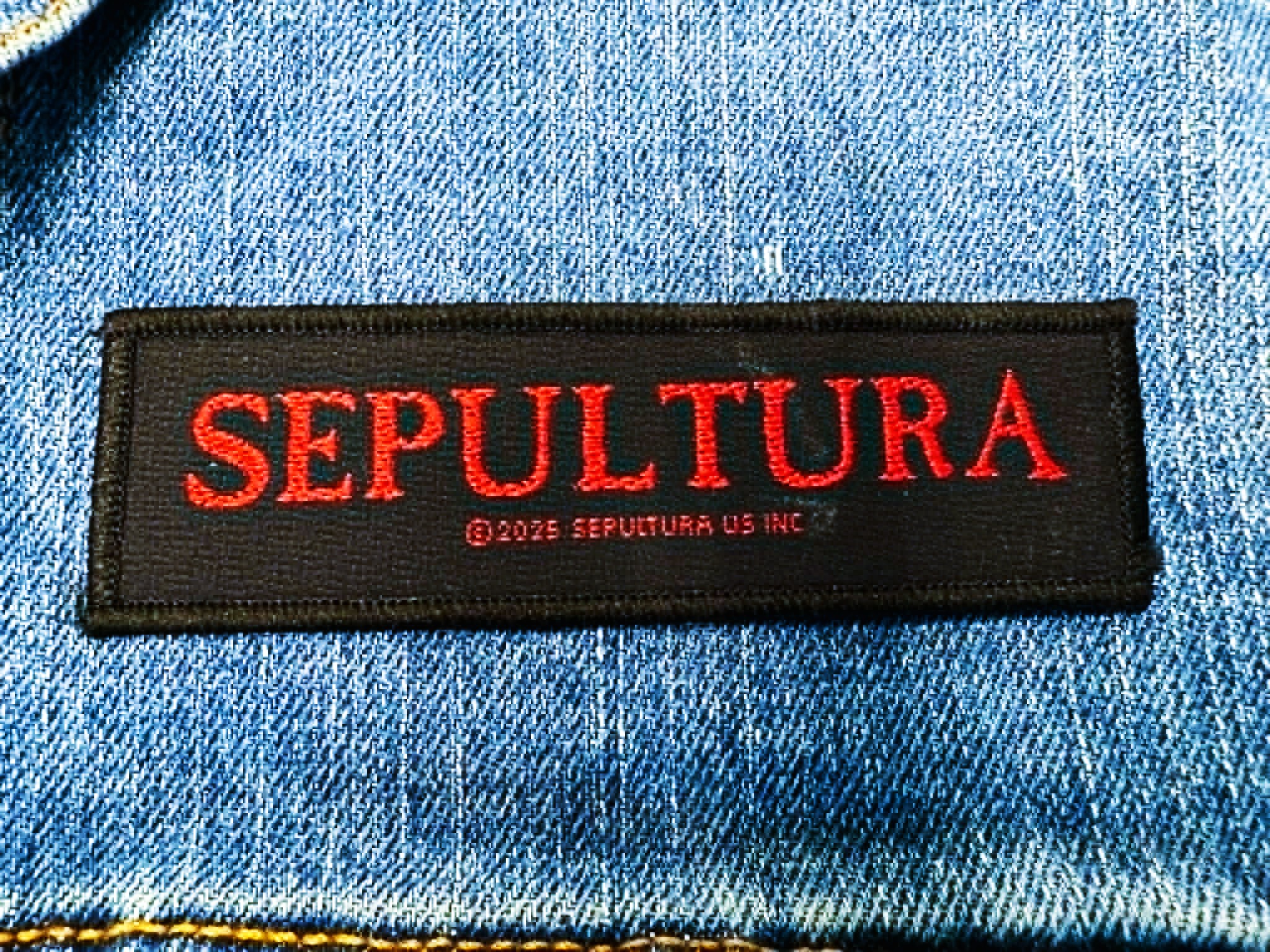SEPULTURA... Official Woven Patch (death thrash) Brazil (RAZA29)