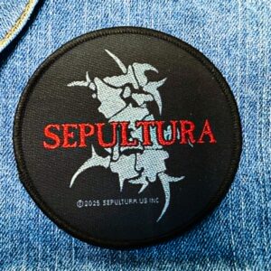 SEPULTURA... Official Woven Patch (death thrash) Brazil (RAZA25)