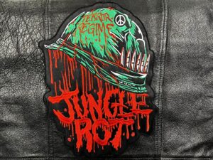 JUNGLE ROT... Embroidered Backpatch   (death metal)   U.S.A   194