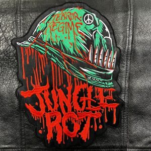 JUNGLE ROT... Embroidered Backpatch (death metal) U.S.A 194