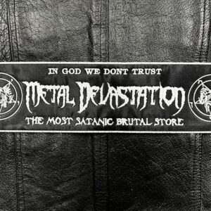 METAL DEVASTATION...  Embroidered Backpatch  (store logo)    U.S.A   151