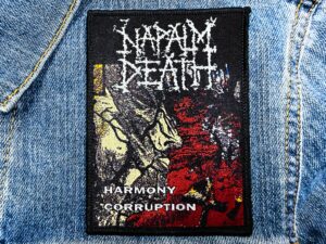NAPALM DEATH...  Woven Patch  (grind death)   U.K   (2384)