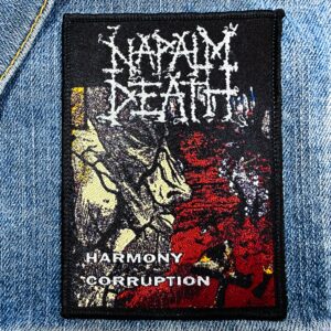 NAPALM DEATH...  Woven Patch  (grind death)   U.K   (2384)