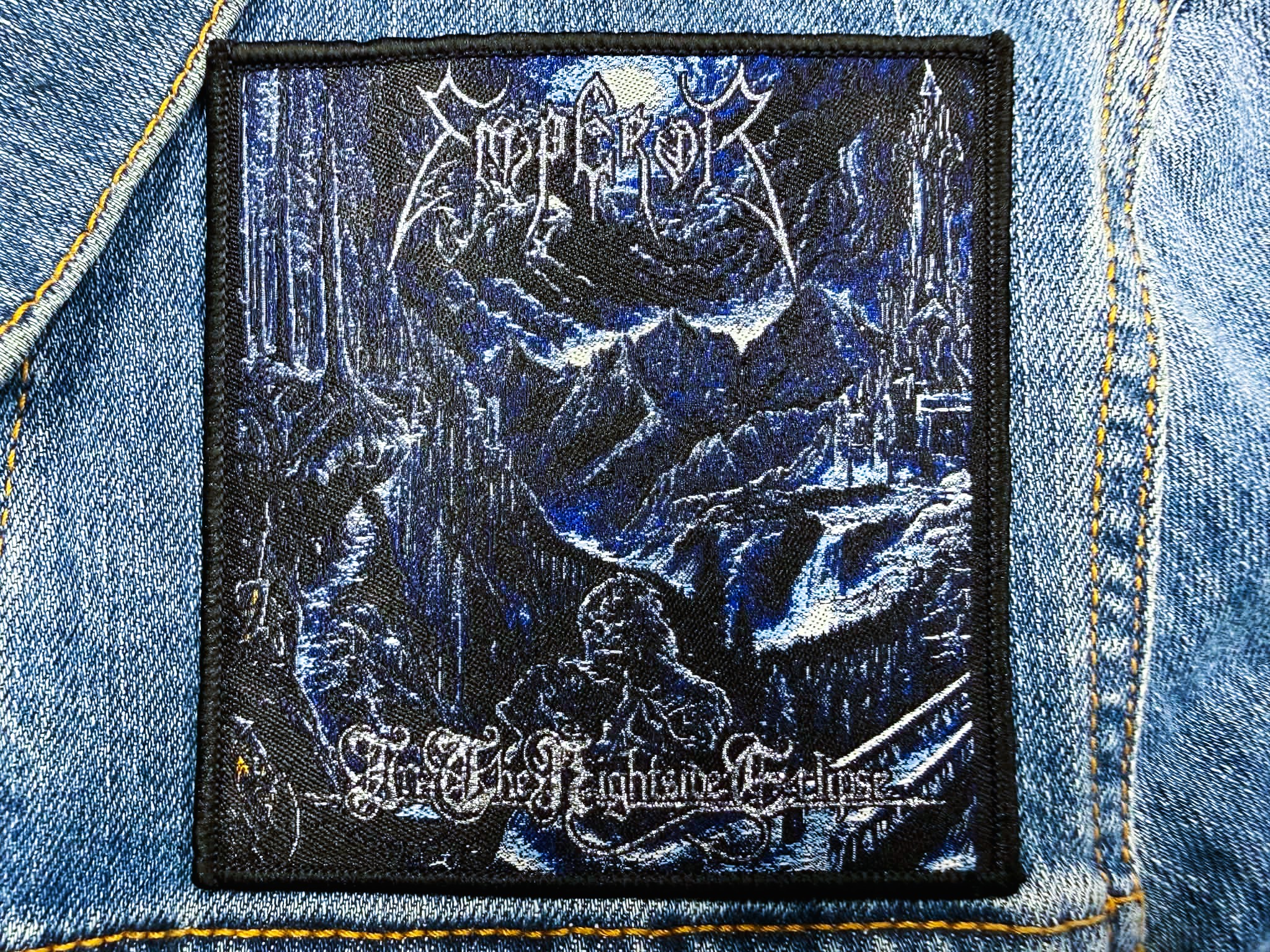 EMPEROR... Woven Patch (black metal) Norway (2447)