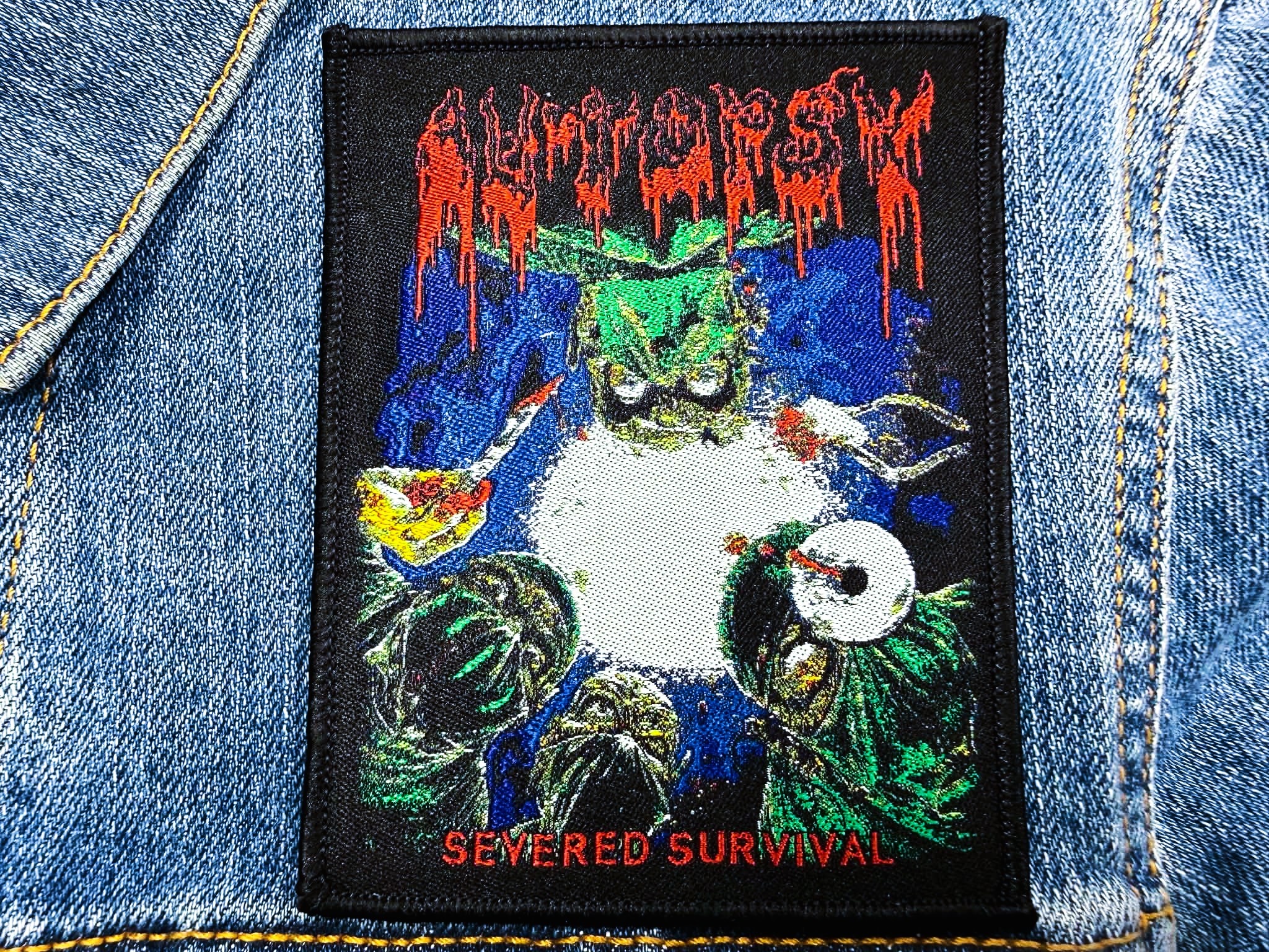 AUTOPSY... Woven Patch (doom death) U.S.A (3695)