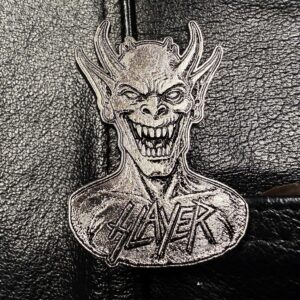 SLAYER... Metal Pin / Badge (thrash metal) U.S.A 485