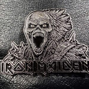 IRON MAIDEN... Metal Pin / Badge (nwobhm) U.K 506