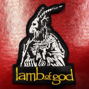 LAMB OF GOD... Embroidered Patch (groove metal) U.S.A 1666*