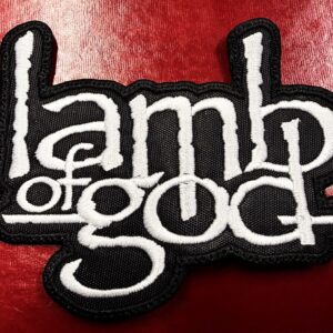 LAMB OF GOD... Embroidered Patch (groove metal) U.S.A 1675*