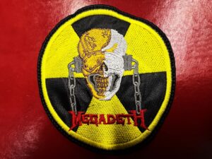 MEGADETH...   Embroidered Patch  (thrash metal)   U.S.A   1885*