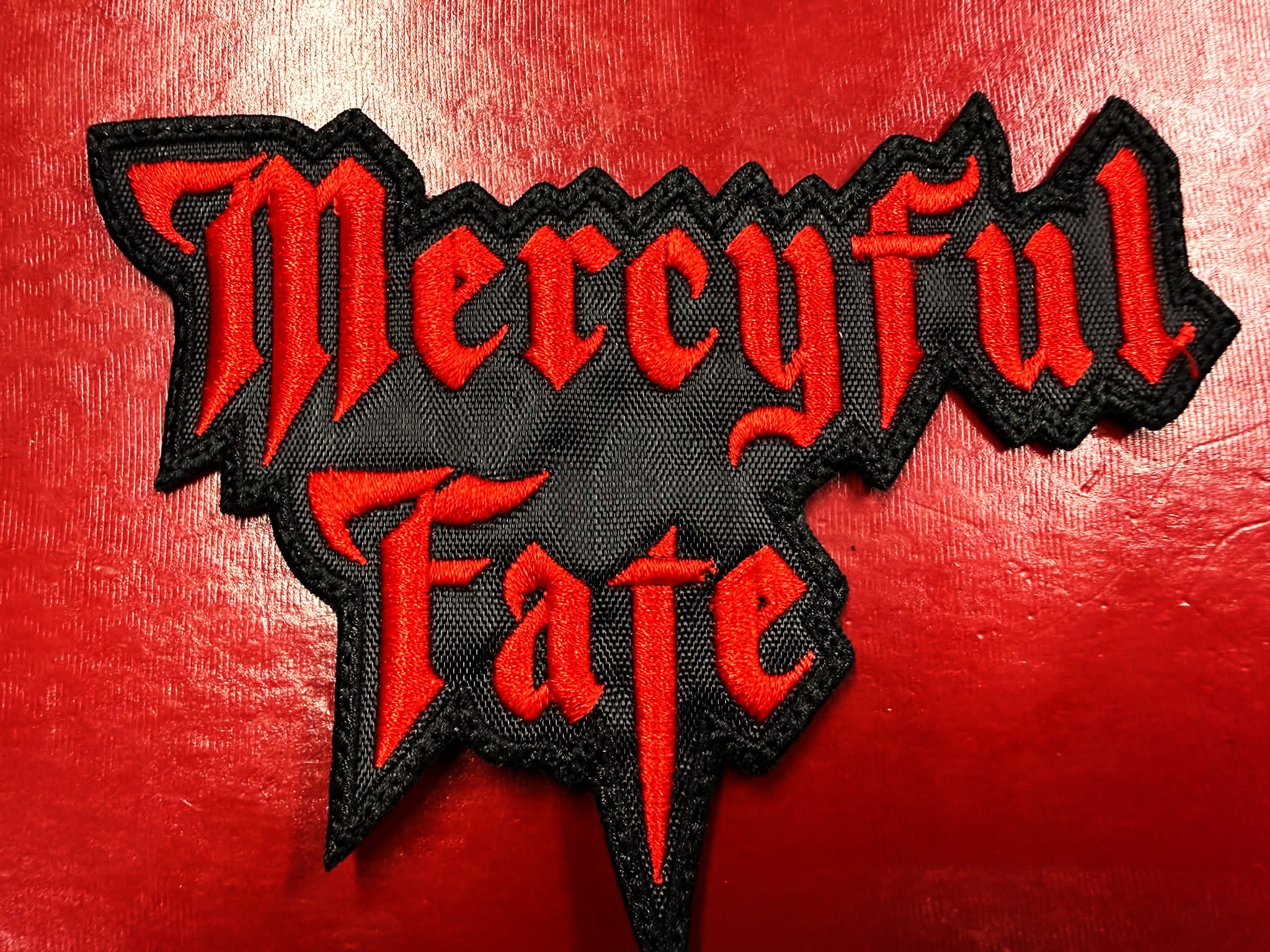 MERCYFUL FATE... Embroidered Patch (heavy metal) Denmark 1894*