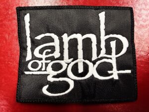 LAMB OF GOD...  Embroidered Patch  (groove metal)    U.S.A   1704*