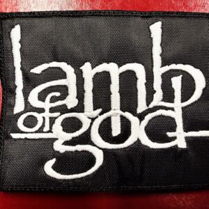 LAMB OF GOD... Embroidered Patch (groove metal) U.S.A 1704*